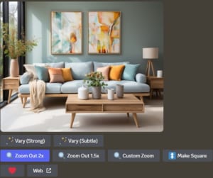 Midjourney tính năng mới zoom out